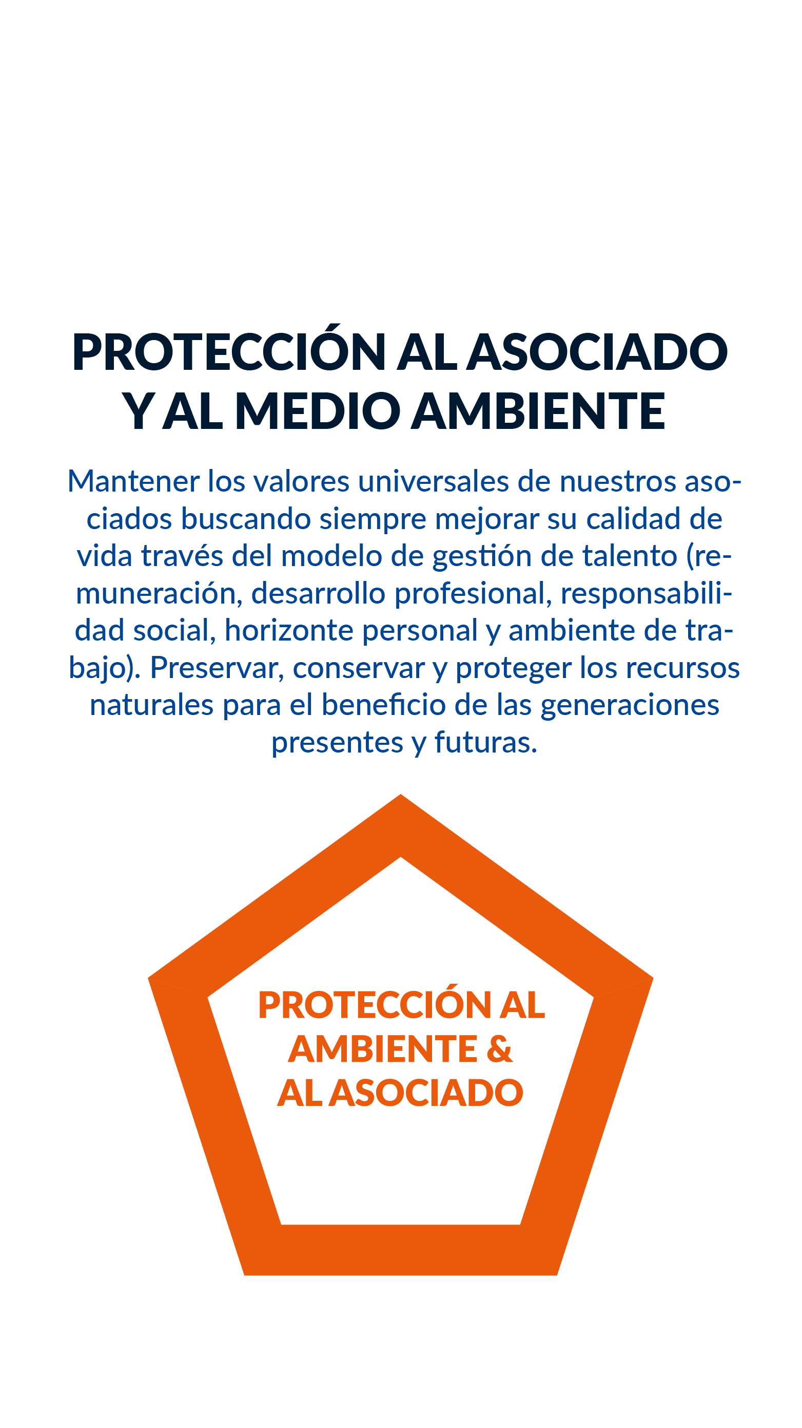 PROTECCIÓN AL ASOCIADO  Y AL MEDIO AMBIENTE